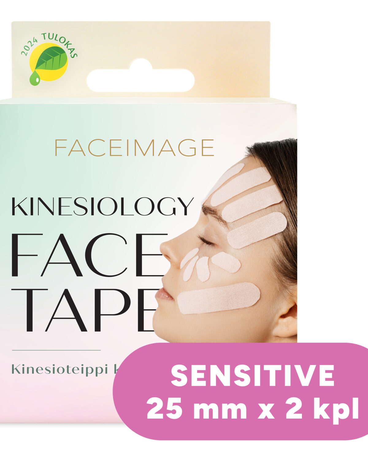 Kinesioteippi kasvoille Sensitive 2x2,5cm x5m