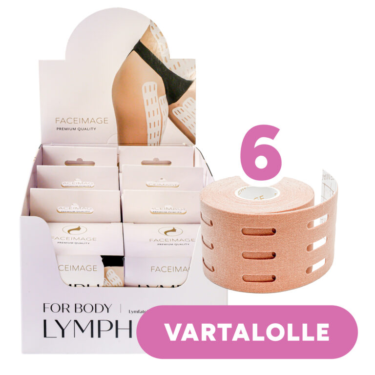 6-pack Lymfateippi vartalolle 5cmx5m